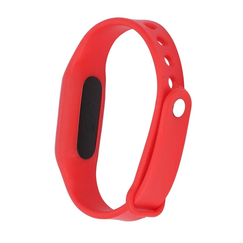 woobles Fashion Digital Watch Minimalist Sports Wrist Watch Rubber Bracelet Watches for Boys Girls Men Womens(Red) - Image 3
